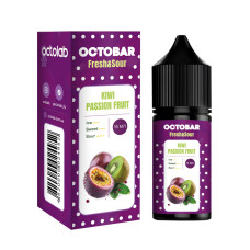 Набор компонентов для самозамеса солевой жидкости Octobar Fresh & Sour Kiwi Passionfruit Киви Маракуя 0-65 мг 30 мл (17885)