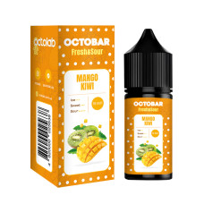Набор компонентов для самозамеса солевой жидкости Octobar Fresh & Sour Mango Kiwi Манго Киви 0-65 мг 30 мл (17887)