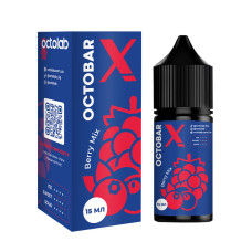 Набор компонентов для самозамеса солевой жидкости Octobar X Berry Mix Ягодный Микс 0-65 мг 30 мл (17891)