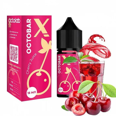 Набор компонентов для самозамеса солевой жидкости Octobar X Cherry Juice Вишневый Сок 0-65 мг 30 мл (17894) Набор компонентов для самозамеса солевой жидкости Octobar X Cherry Juice Вишневый Сок 0-65 мг 30 мл (17894)