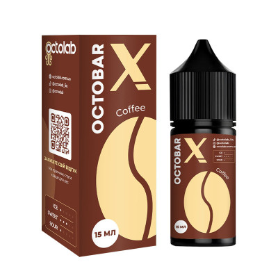 Набор компонентов для самозамеса солевой жидкости Octobar X 30 мл Coffee 0-65 мг (17895)