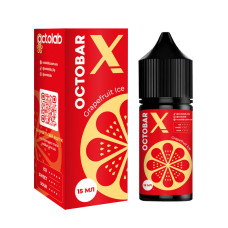 Набір компонентів для самозамісу сольової рідини Octobar X Grapefruit Ice Грейпфрут Айс 0-65 мг 30 мл (17896)