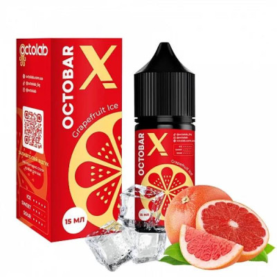 Набор компонентов для самозамеса солевой жидкости Octobar X Grapefruit Ice Грейпфрут Айс 0-65 мг 30 мл (17896) Набор компонентов для самозамеса солевой жидкости Octobar X Grapefruit Ice Грейпфрут Айс 0-65 мг 30 мл (17896)