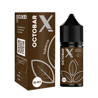 Набор компонентов для самозамеса солевой жидкости Octobar X 30 мл Tobacco 0-65 мг (17899)