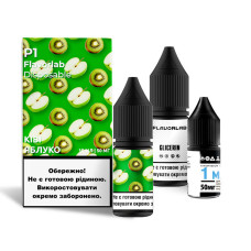Набор компонентов для самозамеса солевой жидкости FlavorLab P1 Kiwi Apple Киви яблоко 0-50 мг 10 мл (17912)