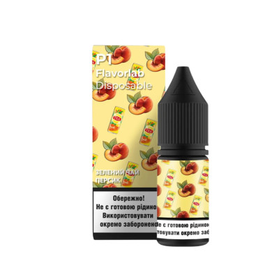 Набор компонентов для самозамеса солевой жидкости FlavorLab P1 Green Tea Peach Зеленый чай персик 0-50 мг 10 мл (17918)