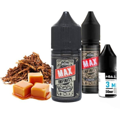 Набор компонентов для самозамеса солевой жидкости FlavorLab Infinity Max 30 мл Commandant Табак с карамелью 0-50 мг (17921) Набор компонентов для самозамеса солевой жидкости FlavorLab Infinity Max 30 мл Commandant Табак с карамелью 0-50 мг (17921)