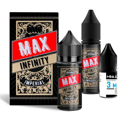 Набір компонентів для самозамісу сольової рідини FlavorLab Infinity Max 30 мл Imperial Смак сигари 0-65 мг (17924)