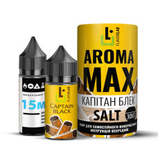 Набор компонентов для самозамеса солевой жидкости FlavorLab Aroma Max 30 мл Капитан блек 0-65 мг (17941)
