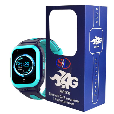 Дитячий GPS годинник SparkLine SL-10X Android 8.1 Blue (sl10x) Дитячий GPS годинник SparkLine SL-10X Android 8.1 Blue (sl10x)