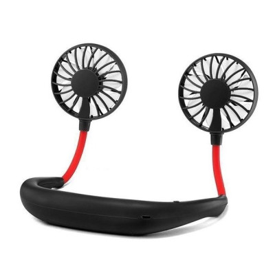 Вентилятор на шею портативный No Brand Neck Fan SN с аккумулятором Черный (2104618574)