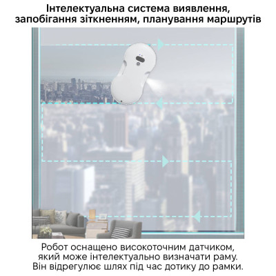 Робот для миття вікон Inspire RN2-17 2 розпилювача White Робот для миття вікон Inspire RN2-17 2 розпилювача White