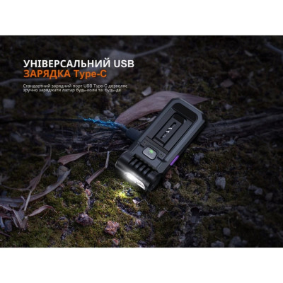 Ліхтар ручний Fenix SW05R-UV LED 81.2х35х18 мм Чорний (1047-SW05R-UVL) Ліхтар ручний Fenix SW05R-UV LED 81.2х35х18 мм Чорний (1047-SW05R-UVL)