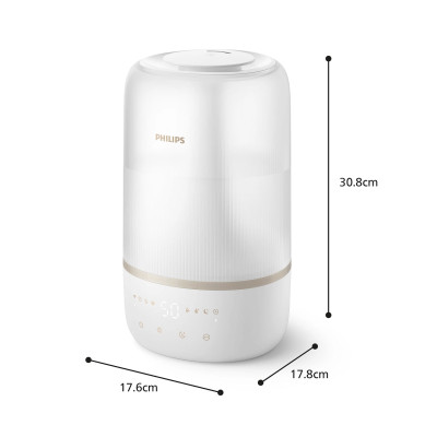 Зволожувач повітря Philips 17.6х30.8х17.8 Білий (HU1510/04) Зволожувач повітря Philips 17.6х30.8х17.8 Білий (HU1510/04)