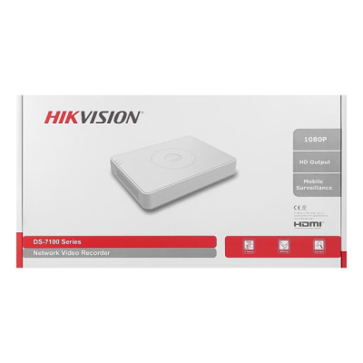 IP-видеорегистратор 8-канальный Hikvision DS-7108NI-Q1/8P(D) (301653)