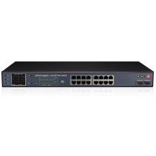 PoE-коммутатор Provision-ISR PoES-16250GCL+2SFP 16 портов PoE (301352)
