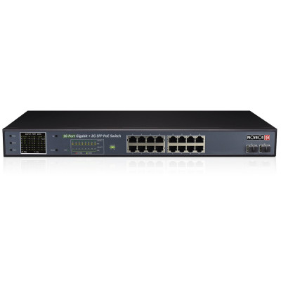 PoE-комутатор Provision-ISR PoES-16250GCL+2SFP 16 портів PoE (301352)