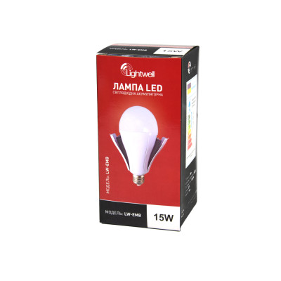 Лампа LED аккумуляторная Lightwell Е27 LW-EMB-15W (302580) Лампа LED аккумуляторная Lightwell Е27 LW-EMB-15W (302580)