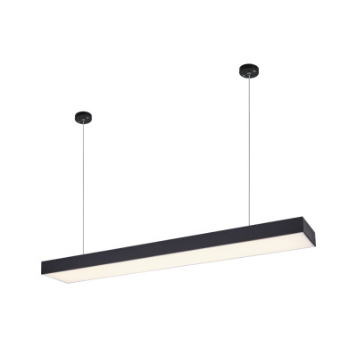 Світильник лінійний Lightwell LW-LINE-SQ-36W-B 3000K 120x13x4 см Чорний (303165)
