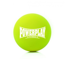 Масажний силіконовий м'яч PowerPlay PP-4354 Silicone Lacrosse Ball 6.5 см Зелений
