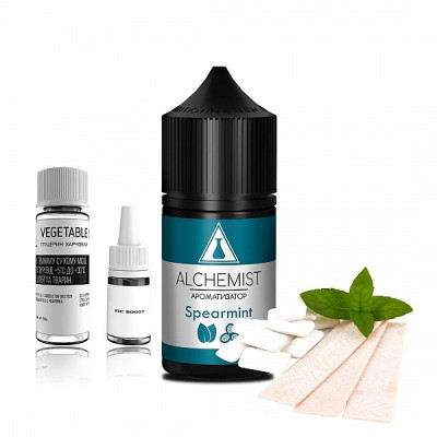 Набор компонентов для самозамеса солевой жидкости Chaser Alchemist Spearmint Мятная Жвачка 0-50 мг 30 мл (18095-hbr) Набор компонентов для самозамеса солевой жидкости Chaser Alchemist Spearmint Мятная Жвачка 0-50 мг 30 мл (18095-hbr)