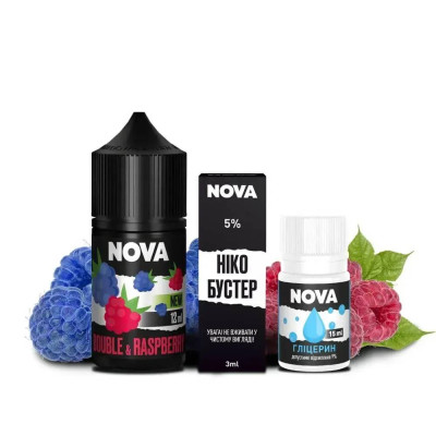 Набір компонентів для самозамішування сольової рідини Nova Double Raspberry Малина 0-50 мг 30 мл (18079-hbr) Набір компонентів для самозамішування сольової рідини Nova Double Raspberry Малина 0-50 мг 30 мл (18079-hbr)