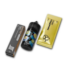 Набор компонентов для самозамеса солевой жидкости Chaser Lux Ultra Kiwi Passion Fruit Guava Киви Маракуя Гуава 0-50 мг 30 мл (18060-hbr)