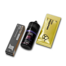 Набор компонентов для самозамеса солевой жидкости Chaser Black Ultra Blackberry Sour Raspberry Ежевика Кислая Малина 0-50 мг 30 мл (18023-hbr)