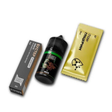 Набор компонентов для самозамеса солевой жидкости Chaser Black Ultra Flirt Апельсин Гуава Клубника 0-50 мг 30 мл (18029-hbr)