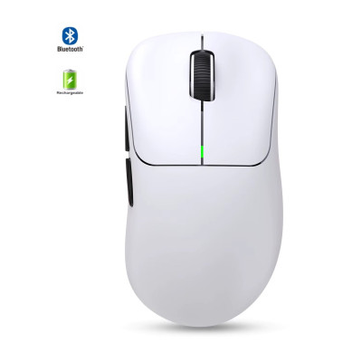 Мышь беспроводная HXSJ T700 с аккумулятором 2.4G+Bluetooth+Wired Белый Мышь беспроводная HXSJ T700 с аккумулятором 2.4G+Bluetooth+Wired Белый