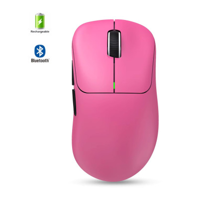 Миша бездротова HXSJ T700 з акумулятором 2.4G+Bluetooth+Wired Рожевий Миша бездротова HXSJ T700 з акумулятором 2.4G+Bluetooth+Wired Рожевий
