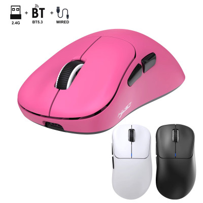 Миша бездротова HXSJ T700 з акумулятором 2.4G+Bluetooth+Wired Рожевий Миша бездротова HXSJ T700 з акумулятором 2.4G+Bluetooth+Wired Рожевий