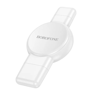 Бездротовий зарядний пристрій Borofone BQ31 Apple Watch/Samsung Watch White (36484_3608399)
