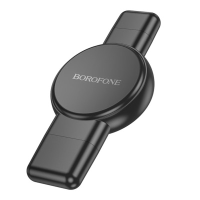 Бездротовий зарядний пристрій Borofone BQ31 Apple Watch/Samsung Galaxy Watch 1/5 Black (36484_3608400)