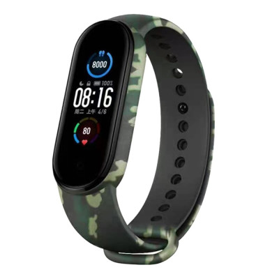 Ремешок ANCHOR Xiaomi Mi Band 7/Mi Band 6/Mi Band 5 Сamouflage Green (32364_2917249)