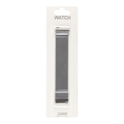 Ремінець Universal Milanese loop 20 mm Samsung/Amazfit/Huawei Silver (32371_3342038) Ремінець Universal Milanese loop 20 mm Samsung/Amazfit/Huawei Silver (32371_3342038)