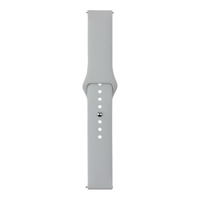 Ремешок Universal 20mm Silicone Button Design Samsung/Amazfit/Huawei Cloud Grey (35724_3577966)