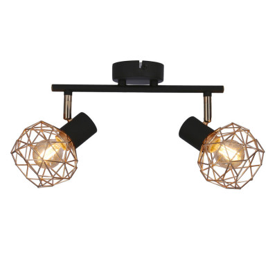 Спот Candellux Acrobat 40x17 см Черно-медный (92-22202)