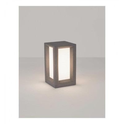 Уличный светильник Nova Luce Castro 20x20x35 см Бело-серый (Nova9739351) Уличный светильник Nova Luce Castro 20x20x35 см Бело-серый (Nova9739351)