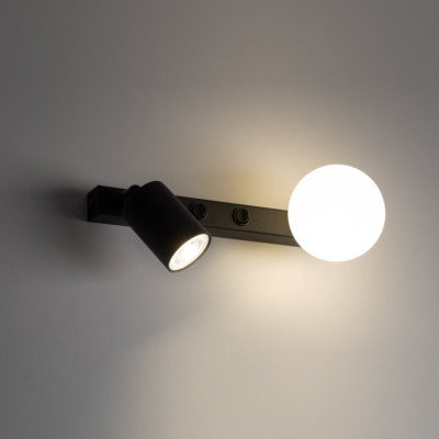 Настінний світильник TK Lighting Vox 35x14.5 см Чорний (TK10148) Настінний світильник TK Lighting Vox 35x14.5 см Чорний (TK10148)