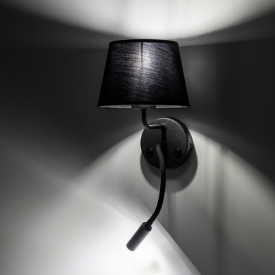Бра TK Lighting Maja 40x19 см Чорний (TK10081)