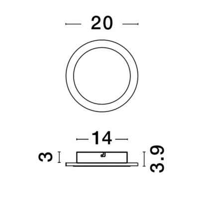 Настінний світильник Nova Luce Cyrcle 3.9 см Золотистий (Nova9248161) Настінний світильник Nova Luce Cyrcle 3.9 см Золотистий (Nova9248161)