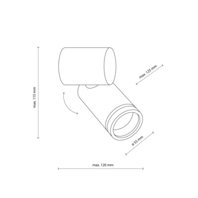 Бра TK Lighting Jet 12x12.5x11.5 см Белый (TK5393) Бра TK Lighting Jet 12x12.5x11.5 см Белый (TK5393)