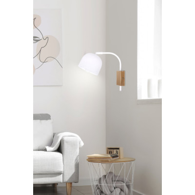 Бра Candellux Rupi 27x22 см Бело-коричневый (21-75482) Бра Candellux Rupi 27x22 см Бело-коричневый (21-75482)