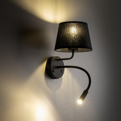 Бра TK Lighting Maja 40x19 см Чорний (TK10203) Бра TK Lighting Maja 40x19 см Чорний (TK10203)