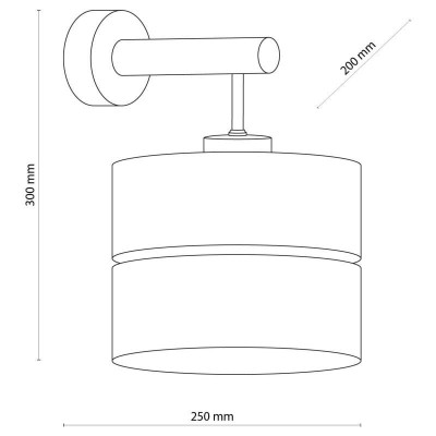 Бра TK Lighting Eco 20x30 см Черно-коричневый (TK5776) Бра TK Lighting Eco 20x30 см Черно-коричневый (TK5776)