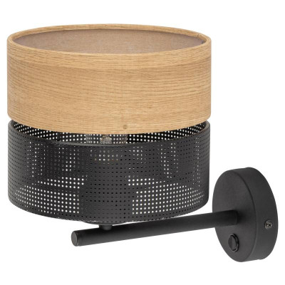 Бра TK Lighting Nicol 20x24 см Чорний (TK6539)