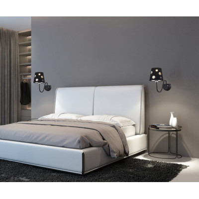 Бра Candellux Batley 15x25.5 см Чорний (50401108) Бра Candellux Batley 15x25.5 см Чорний (50401108)