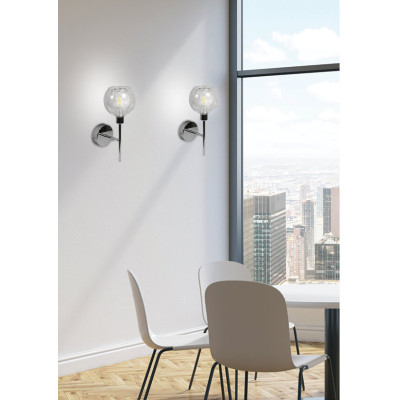 Бра Candellux Ozzo 17x28 см Хром (21-72184) Бра Candellux Ozzo 17x28 см Хром (21-72184)