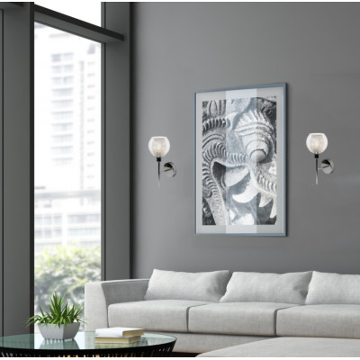 Бра Candellux Ozzo 17x28 см Хром (21-72184) Бра Candellux Ozzo 17x28 см Хром (21-72184)